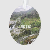 アイスランド – セラミックオーナメント オーナメント (正面)