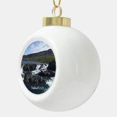 アイスランド – セラミックボールオーナメント (右)