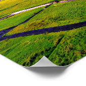 アイスランド，セルジャランフォス ポスター (角)