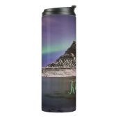 アイスランド·ノーザン·ライトのカークジュフェル山 タンブラー (回転左)