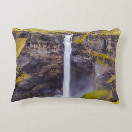 アイスランド，ハイフォスの滝 アクセントクッション