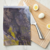 アイスランド，ハイフォスの滝 キッチンタオル (四つ折り)