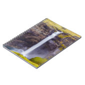 アイスランド，ハイフォスの滝 ノートブック (左側)