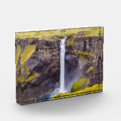 アイスランド，ハイフォスの滝 フォトブロック (左)