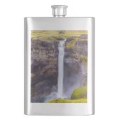 アイスランド，ハイフォスの滝 フラスク (正面)