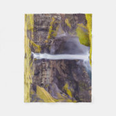 アイスランド，ハイフォスの滝 フリースブランケット (正面)