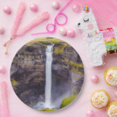 アイスランド,ハイフォスの滝 ペーパープレート (パーティー)