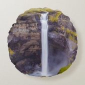 アイスランド，ハイフォスの滝 ラウンドクッション (正面)
