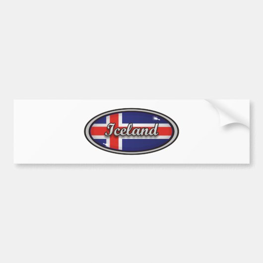アイスランド バンパーステッカー (正面)
