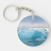 アイスランド-パーソナライズなkeychain キーホルダー (正面)