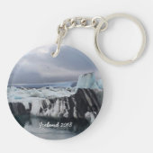 アイスランド-パーソナライズなkeychain キーホルダー (裏面)