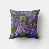 アイスランド。ビク·イ·ミルダル。ルパンの野 クッション (裏面)