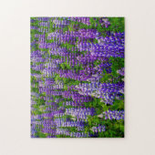 アイスランド。ビク·イ·ミルダル。ルパンの野 ジグソーパズル (縦)