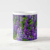 アイスランド。ビク·イ·ミルダル。ルパンの野 ジャンボコーヒーマグカップ (正面)