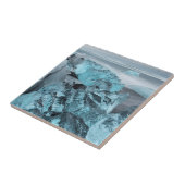 アイスランド、ビーチの海のブルーアイス タイル (側面)