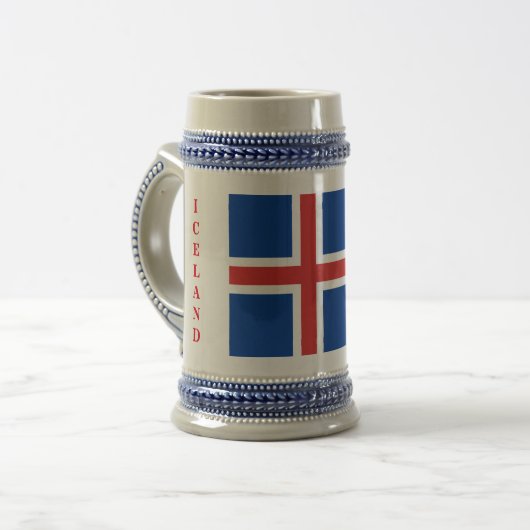 アイスランド ビールジョッキ (正面左)