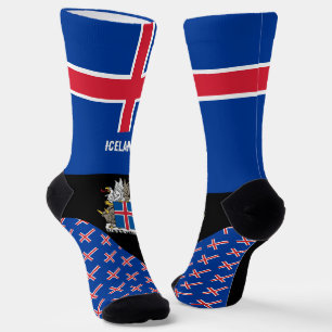 アイスランド、ファッション、アイスランド国旗、愛国心 ソックス