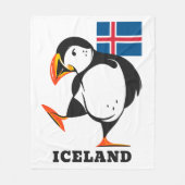 アイスランド フリースブランケット (正面)