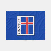 アイスランド フリースブランケット (正面(横))