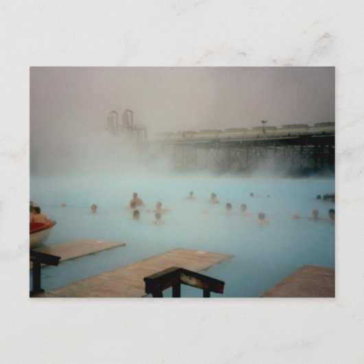 アイスランド，ブルーラグーン ポストカード (正面)