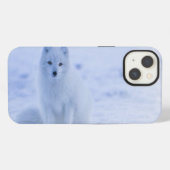 アイスランド+ホッキョクギツネ iPhoneケース (裏面横)