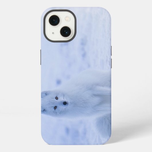 アイスランド+ホッキョクギツネ iPhoneケース (裏面)