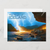 アイスランド ポストカード (正面/裏面)