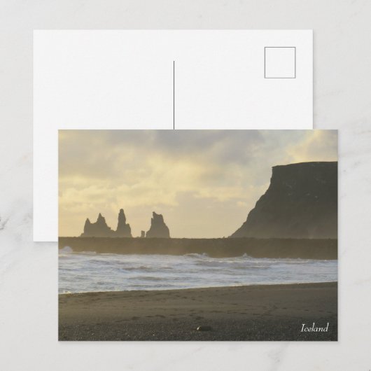 アイスランド ポストカード (正面/裏面)