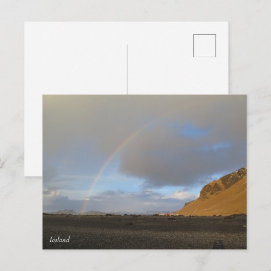 アイスランド ポストカード (正面/裏面)