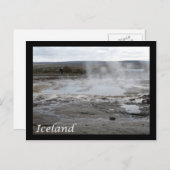 アイスランド ポストカード (正面/裏面)