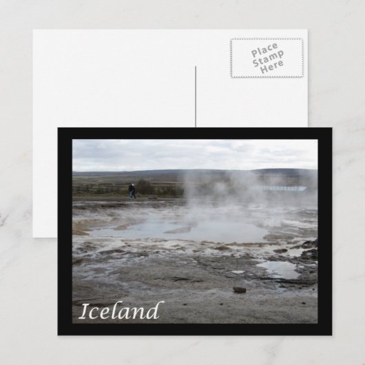アイスランド ポストカード (正面/裏面)