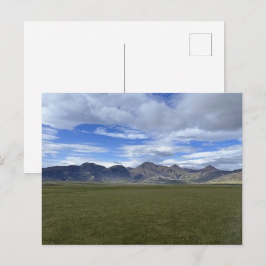 アイスランド ポストカード (正面/裏面)