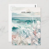 アイスランド ポストカード (正面/裏面)