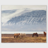 アイスランド ラッピングペーパー (フラット)