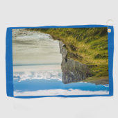 アイスランド，ラトラバジャルクリフ ゴルフタオル (横)