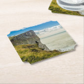 アイスランド，ラトラバジャルクリフ ペーパーコースター (アングル)