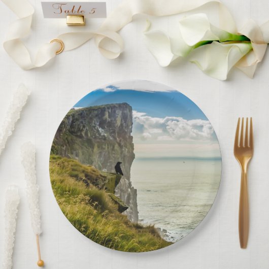 アイスランド，ラトラバジャルクリフ ペーパープレート (ウェディング)