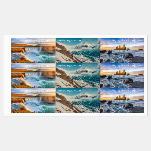 アイスランド ラベル (シート)