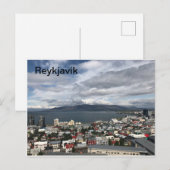 アイスランド，レイキャビク ポストカード (正面/裏面)