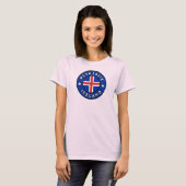 アイスランド レイキャヴィーク Tシャツ (正面フル)