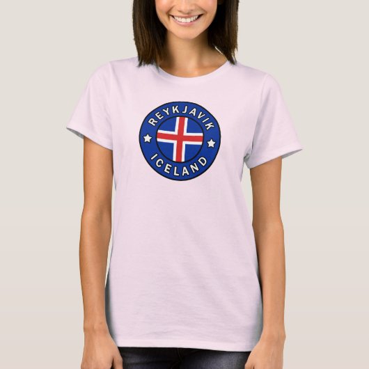 アイスランド レイキャヴィーク Tシャツ (正面)