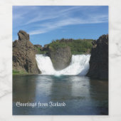 アイスランド –  ワインラベル (シングルラベル)