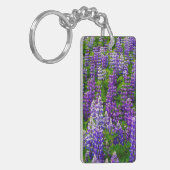 アイスランド ヴィーク・イ・ミュルダール ルピナスの花畑 キーホルダー (正面左)