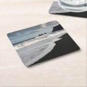 アイスランド。南。ビク·イ·ミルダル スクエアペーパーコースター (アングル)