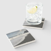 アイスランド。南。ビク·イ·ミルダル ストーンコースター (横)