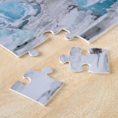 アイスランド、氷河氷景 ジグソーパズル (側面)