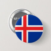 アイスランド 缶バッジ (正面&裏面)
