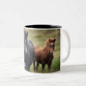 アイスランド – 馬 ツートーンマグカップ (正面右)
