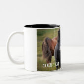 アイスランド – 馬 ツートーンマグカップ (左)