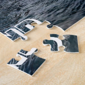 アイスランド | Kirkjufall滝のある山 ジグソーパズル (側面)